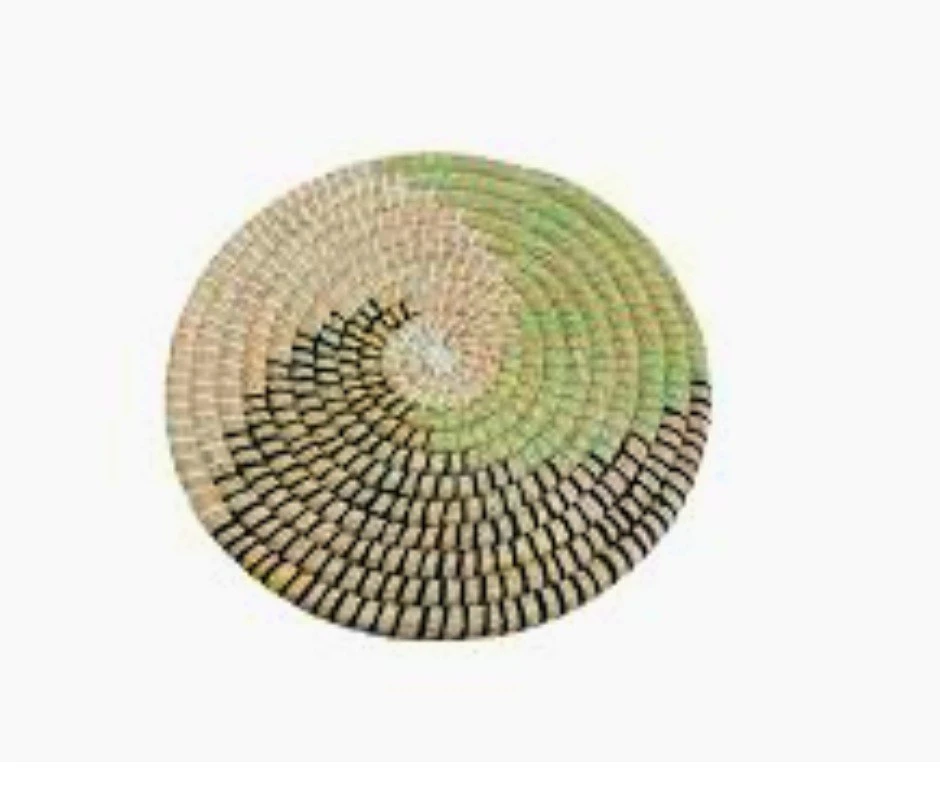 Round tri-color Placemat